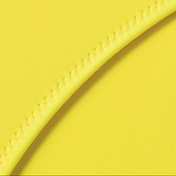 SOLD OUT CLEARANCE Yellow Rhinestone Crystal Shimmer Bikini Swimsuit - Picture 5 of 5